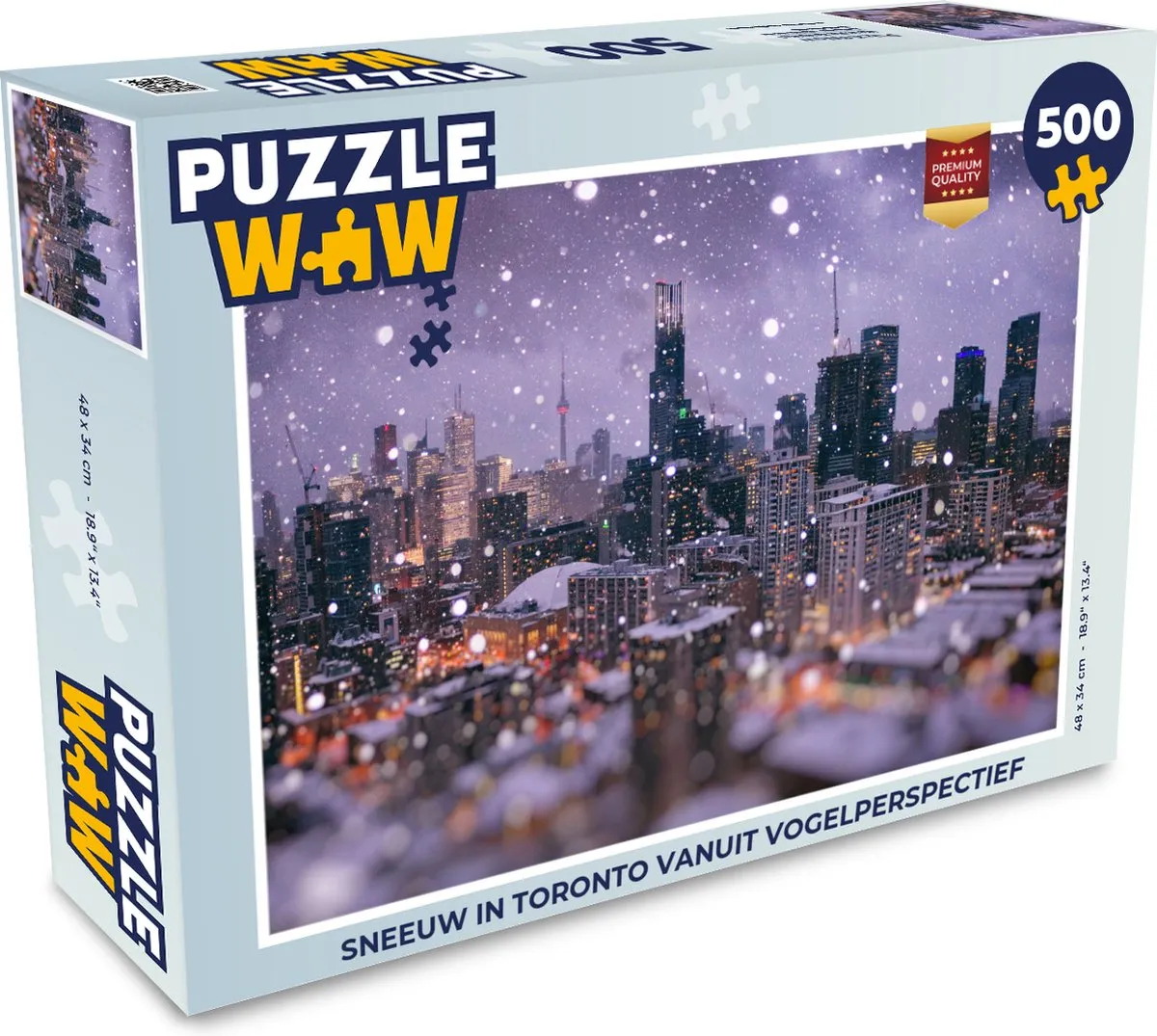 PuzzleWow Toronto Legpuzzel 500 Stuks