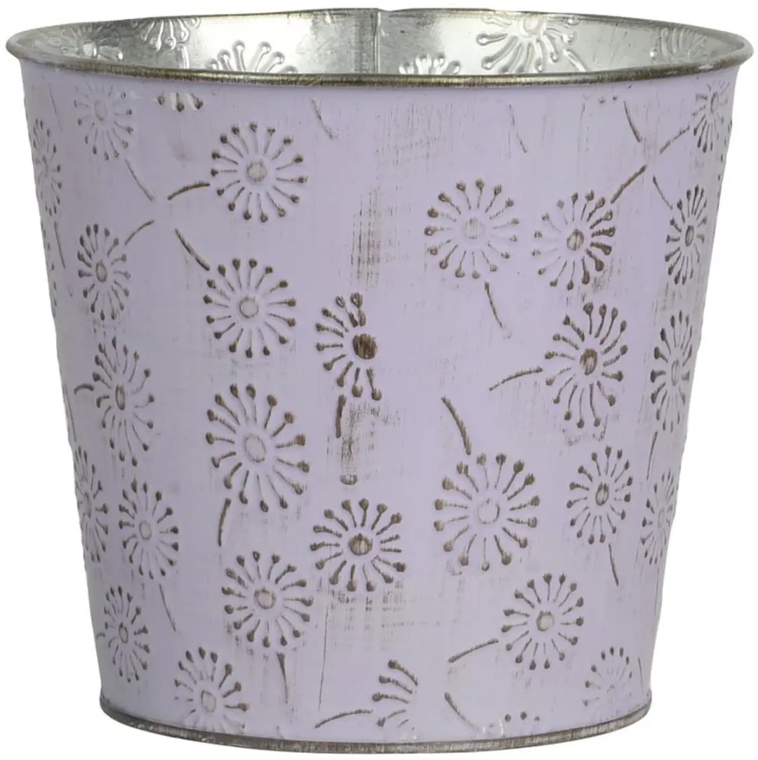 Kaemingk Overpot Vintage Lila-roze L Ø 16 cm 14.7 cm