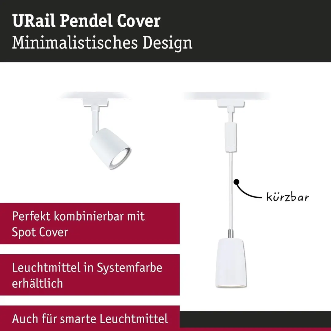Paulmann URail Hanglamp GU10 Zwart (mat) - afbeelding 6 van 6