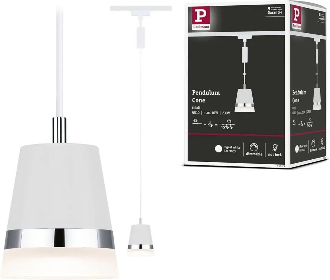 Paulmann Cone URail Hanglamp GU10 Chroom (mat)