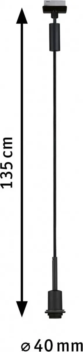 Paulmann URail E14 DecoSystems Lamp - Zwart (mat) - afbeelding 4 van 6