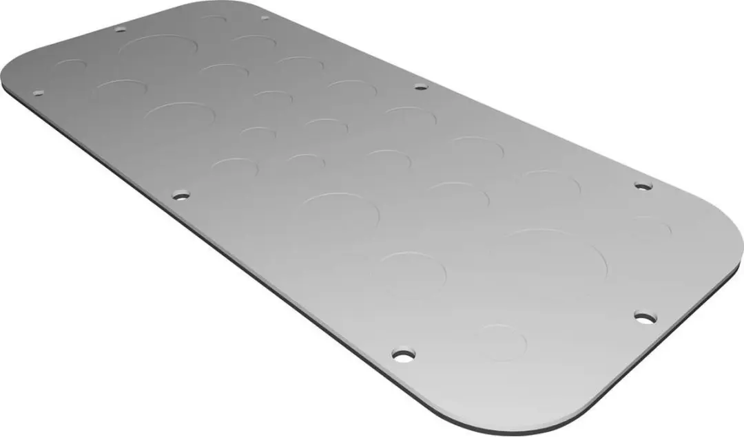 Rittal AX 2572.100 Flensplaten 149x339mm Staal Grijs - afbeelding 2 van 2