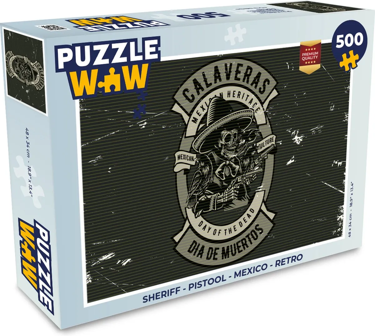 PuzzleWow Sheriff Legpuzzel 500 Stuks