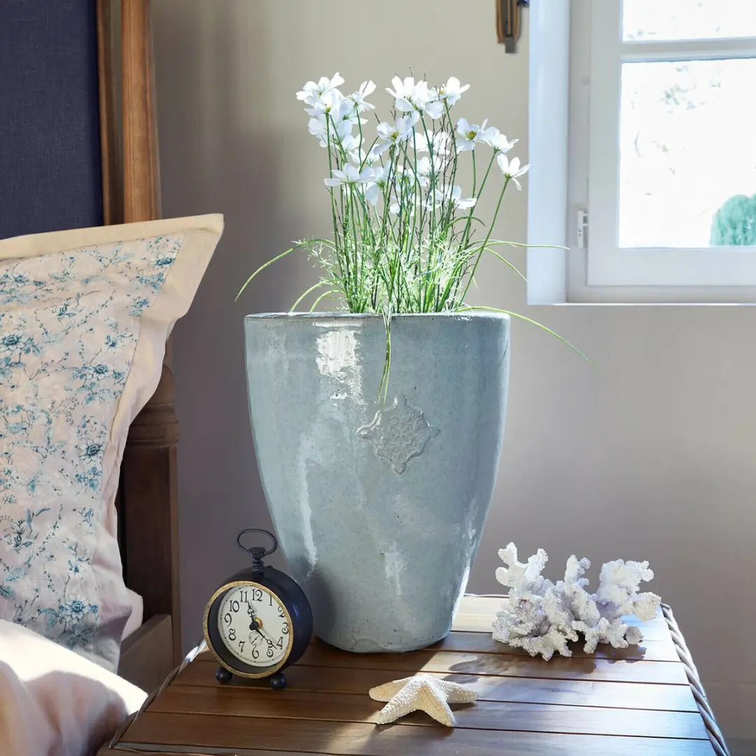 Loberon Serenzia Sierpot - 40cm - Blauw - afbeelding 3 van 4