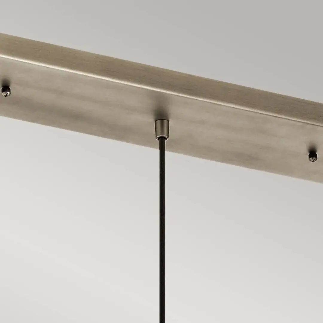 Elstead Lighting Rechthoekige plafondplaat Antique Pewter - afbeelding 4 van 5