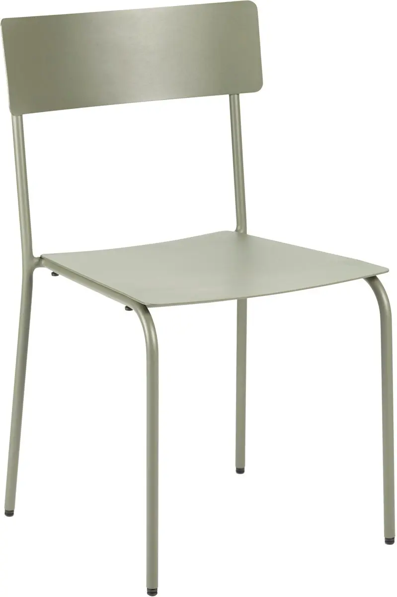 Serax Vincent Van Duysen August stoel compact 49x48x85 eucalyptus groen