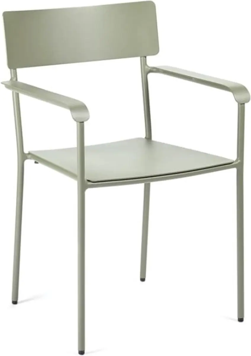 Serax Vincent Van Duysen August armstoel compact 49x48x85 eucalyptus groen