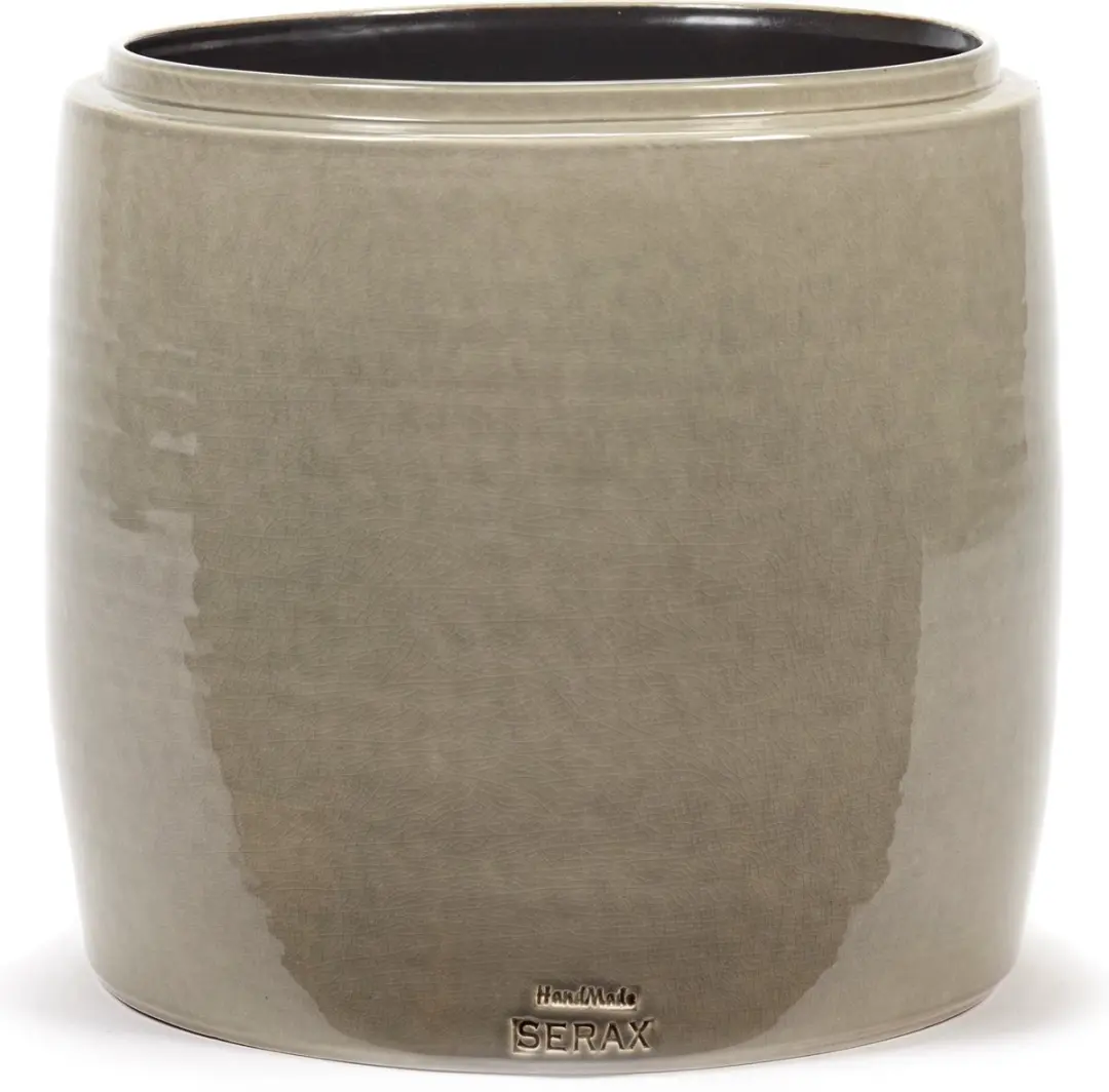 Serax - Glazed shades - Bloempot S - Grijs - 30 Ø