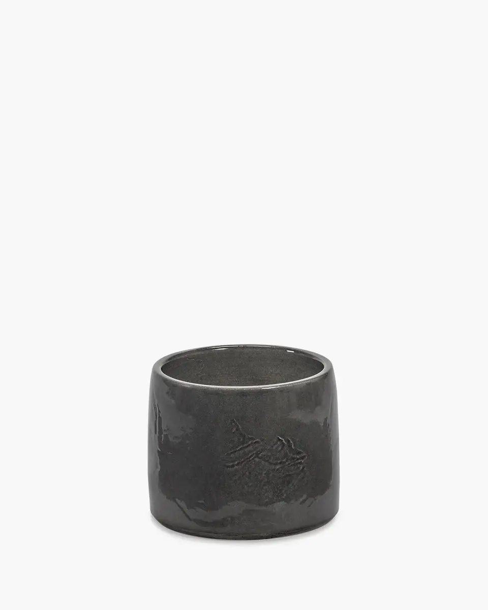 Serax Vincent Van Duysen Vaso bloempot D15cm H12cm anthracite