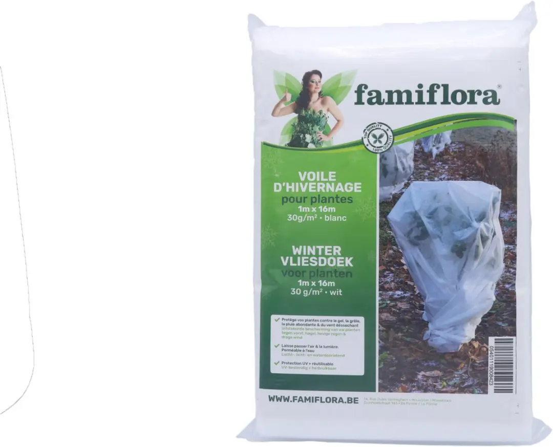 Famiflora Winter Vliesdoek 1x16m 30g/m²