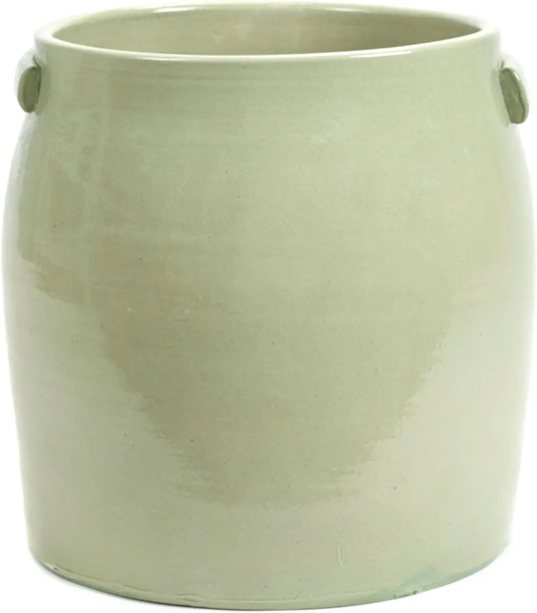 Serax Jars Pottery By Bloempot Extra Large Ø35 Green