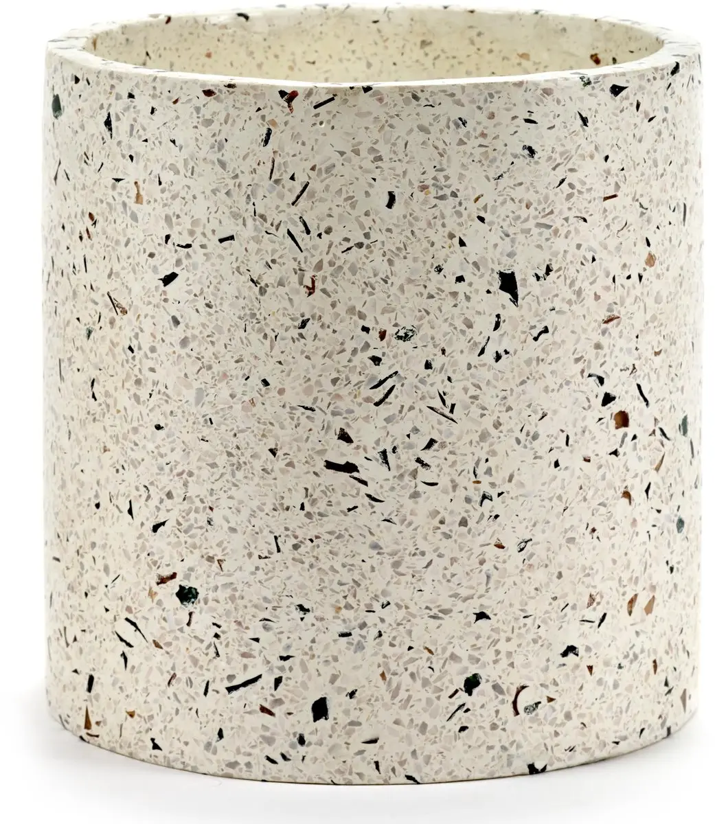 Serax Urban Jungle By Marie Michielssen Bloempot Terrazzo Large Ø25 White