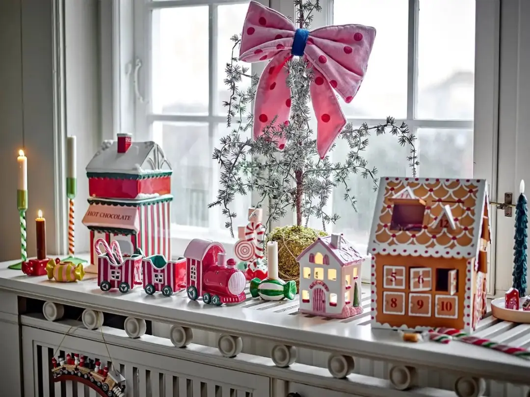 Bloomingville Vita Kerstboom 90x35cm - Bruin/ Groen - afbeelding 3 van 3