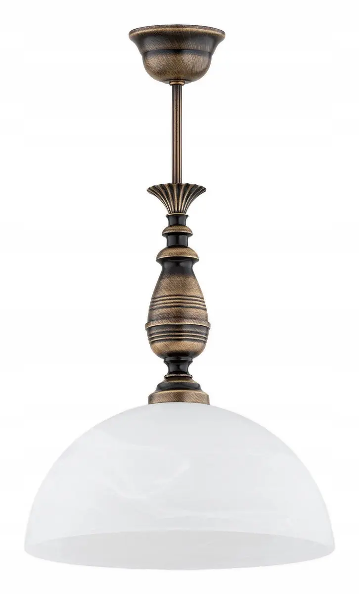 Felix Hanglamp Patina Wit Alabaster