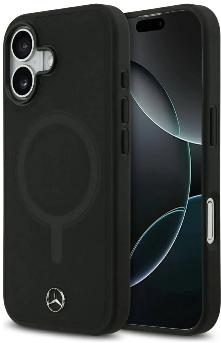 Mercedes-Benz Backcase Hoesje iPhone 17 - Effen Zwart - 3666339506223