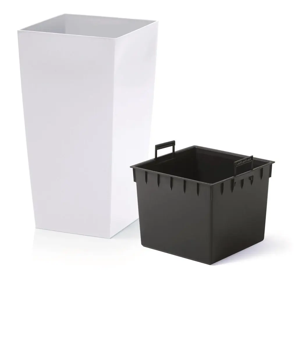 Prosperplast Urbi Square Plantenbak Wit 61cm - afbeelding 4 van 6