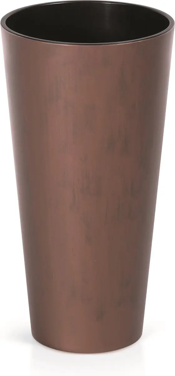 Bloempot Buiten Hoog Rond Tubus Slim Corten 25cm CORTEN Prosperplast