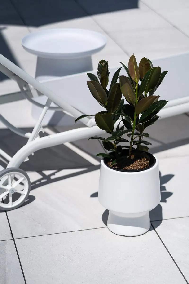 Prosperplast Heos P Bloempot 34cm Wit - afbeelding 2 van 4