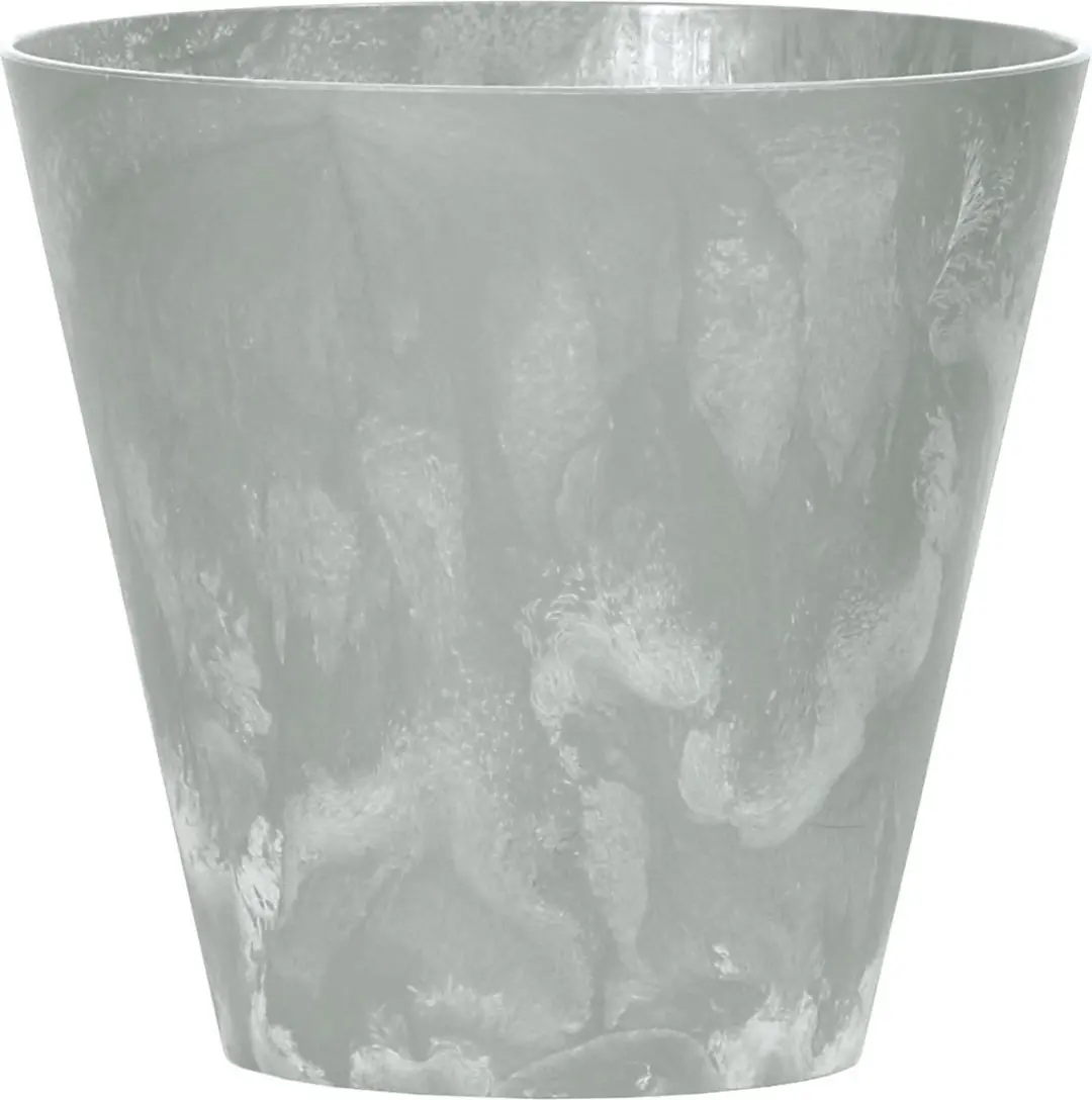 Prosperplast Bloempot/plantenpot voor buiten - kunststof - lichtgrijs - D25 x H23 cm - 7 liter