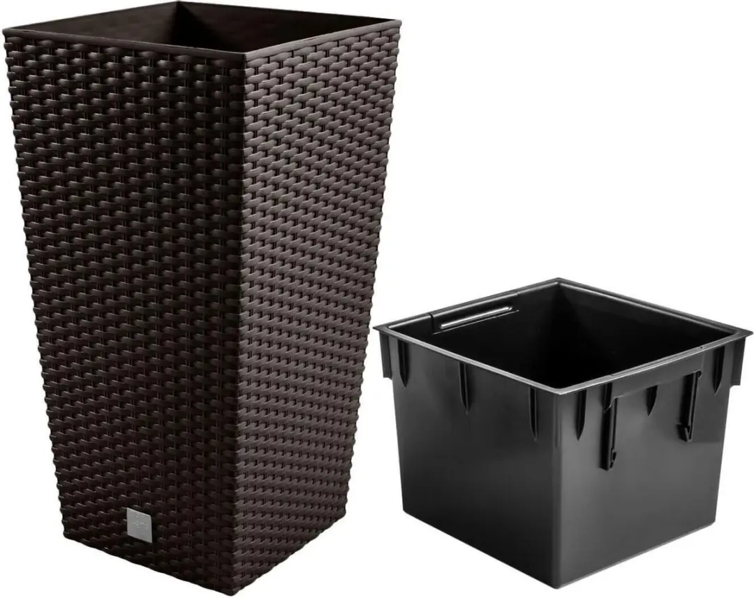 Prosperplast Rato Square Bloempot - Umbra 14L - afbeelding 2 van 6
