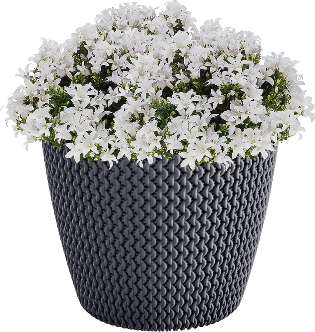 Prosperplast Splofy Bloempot 16cm Antraciet - afbeelding 2 van 3