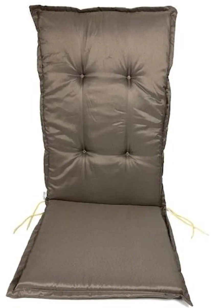 Madison Tuinstoelkussen hoge rug 50x123 cm Thin taupe