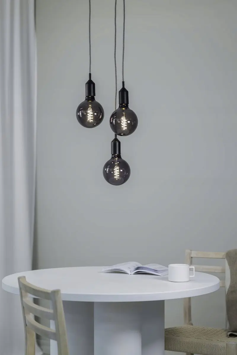 Markslöjd Bronx Hanglamp - 3 Lichtpunten Zwart - afbeelding 2 van 2