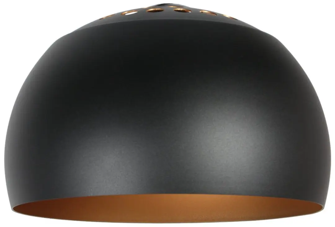 Steinhauer Lampenkap K1059SS Ø40cm - Zwart/Goud - afbeelding 4 van 6