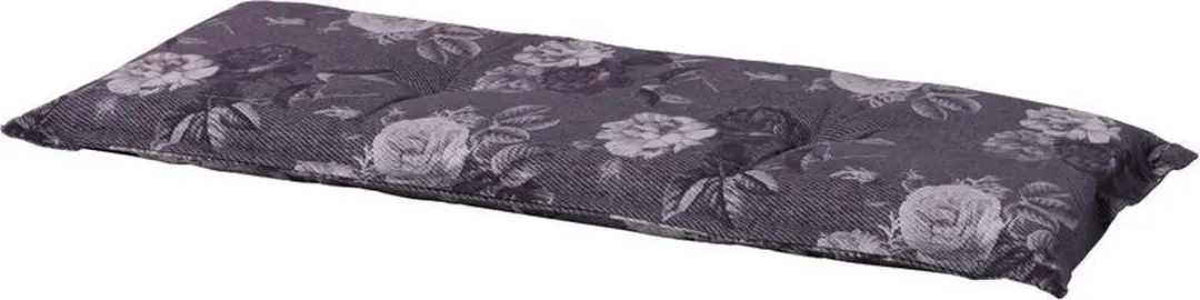 Madison tuinbankkussen Denim flower 120x48 cm
