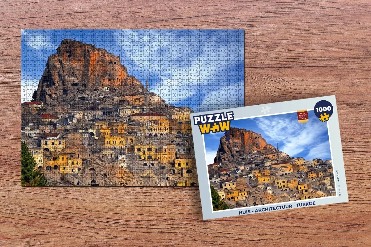 PuzzleWow Architectuur Turkije Legpuzzel 1000 Stuks - Multicolor