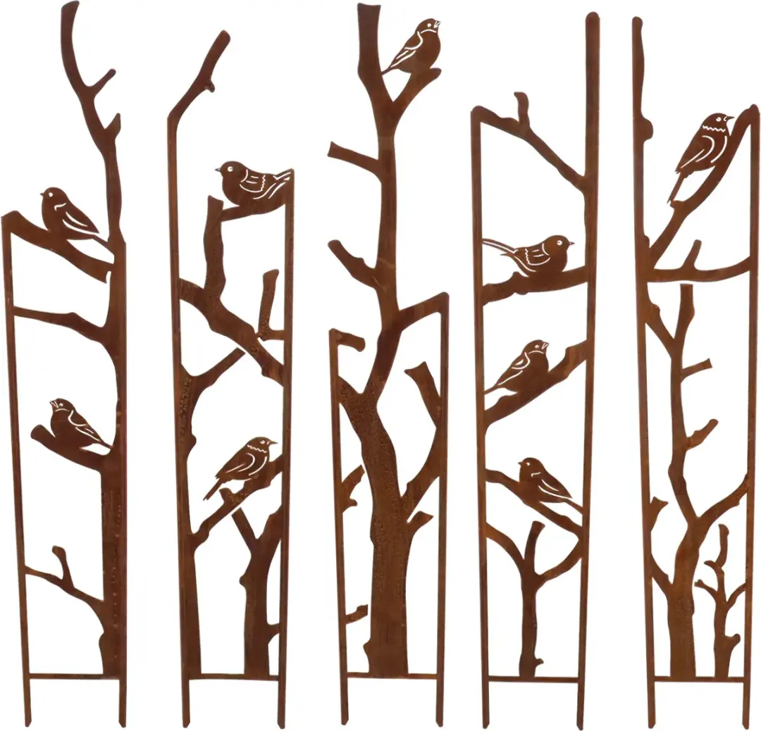 Esschert Design Trellis Klimrek 5-delig Vogels 117 cm