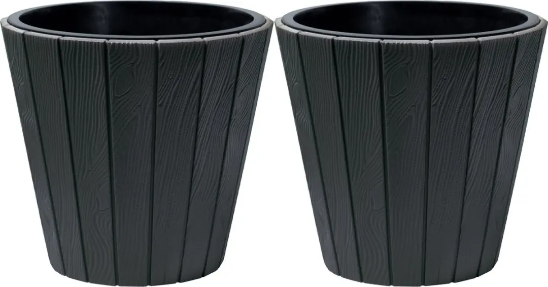 Prosperplast Plantenpot/bloempot Wood Style