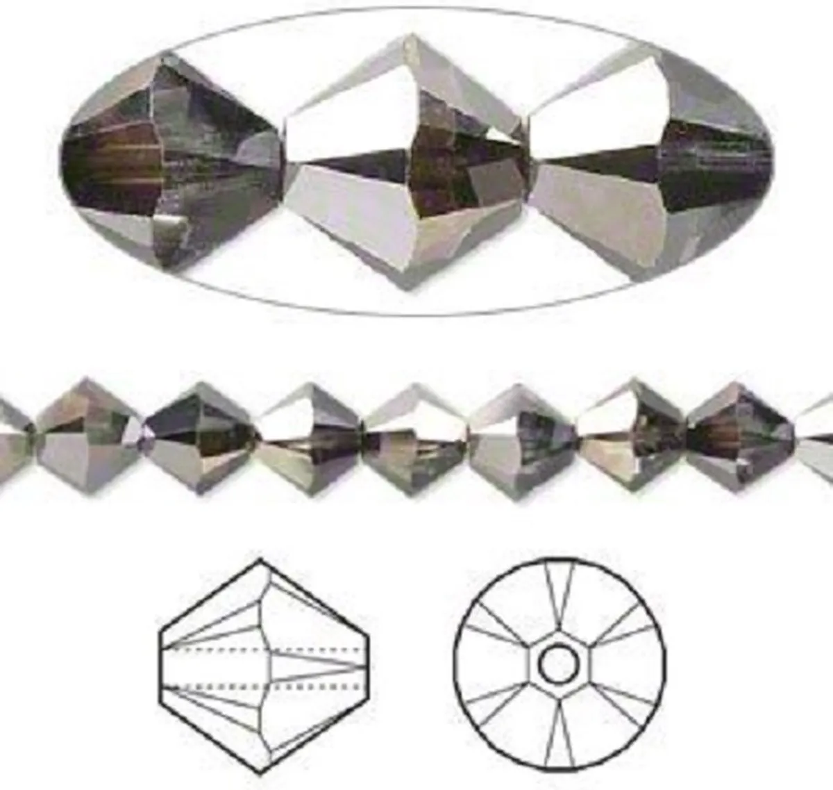 Swarovski Elements Xilion Bicone 5328 6mm