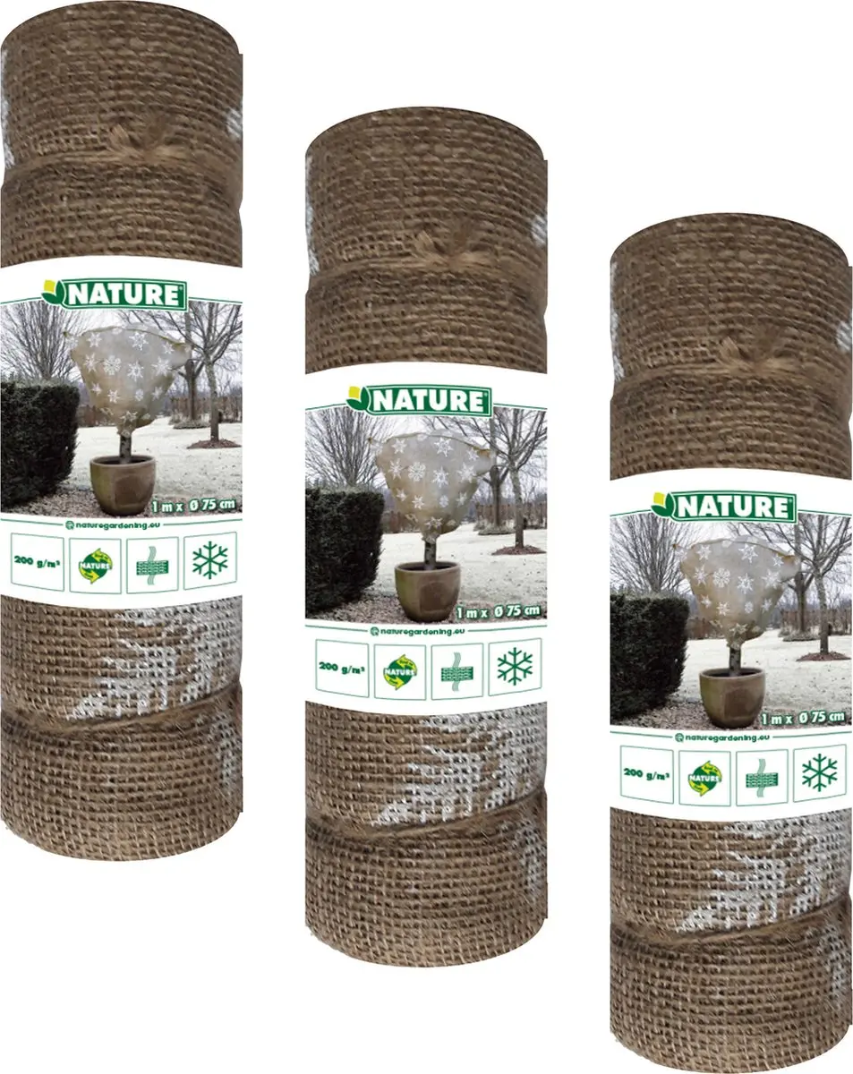 Nature plantenhoes jute