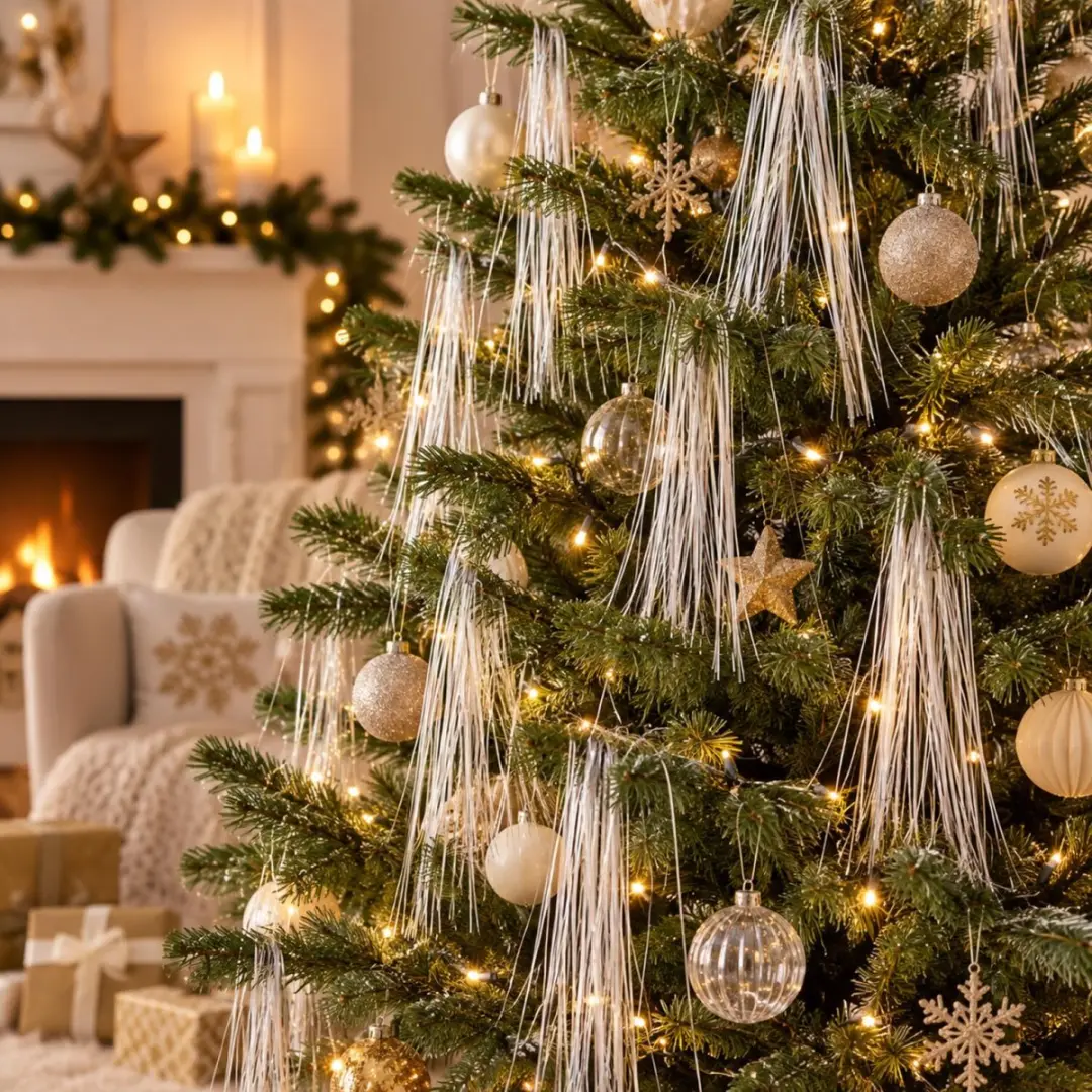 Decoris kerstboom folie slieren