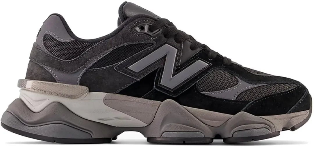 New Balance 9060 Sneakers - Zwart/Grijs - afbeelding 3 van 6