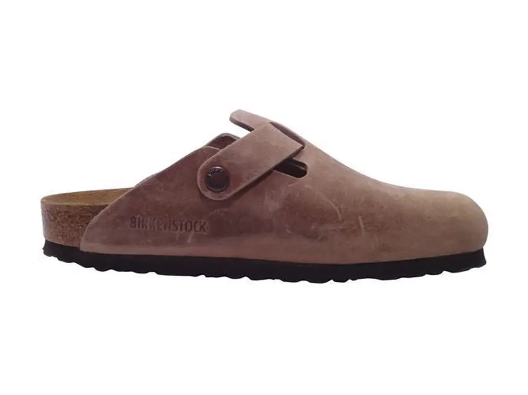 Birkenstock Boston Smal Geolied Leer - Bruin - afbeelding 6 van 6