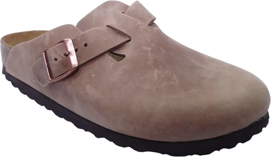 Birkenstock Boston Smal Geolied Leer - Bruin - afbeelding 4 van 6