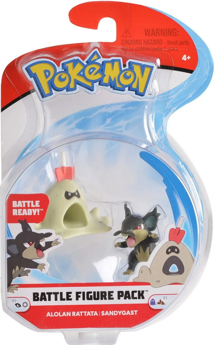 Pokémon Battle Figure Pack Alolon Rattala & Sandygast
