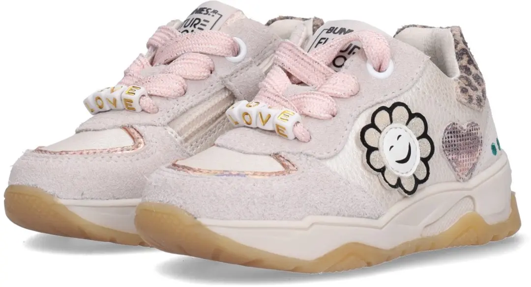 BunniesJR Camille Chunky Lage Sneakers - Grijs - afbeelding 4 van 6