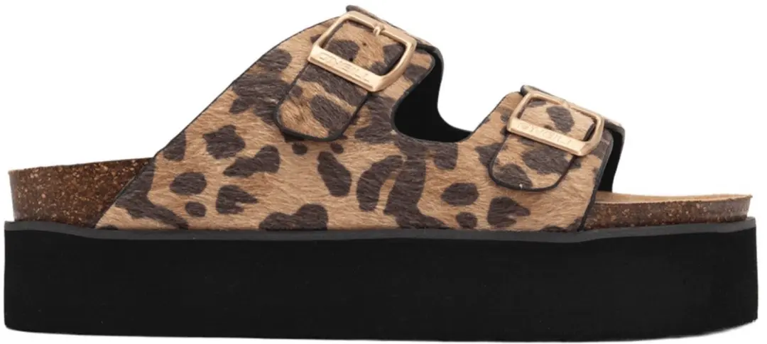 O'Neill Sandy Platform Slider Dames Klompen Beige Maat 41