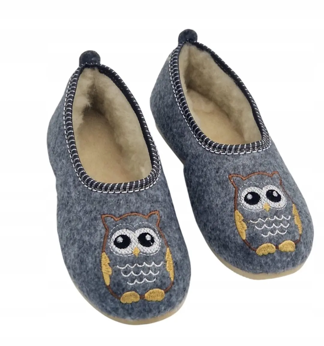 Dames Pantoffels Wol & Vacht