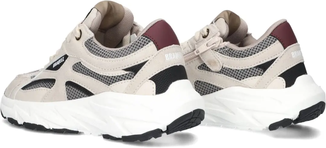 Braqeez Lorenzo Sneakers Beige - Maat 33 - afbeelding 5 van 6