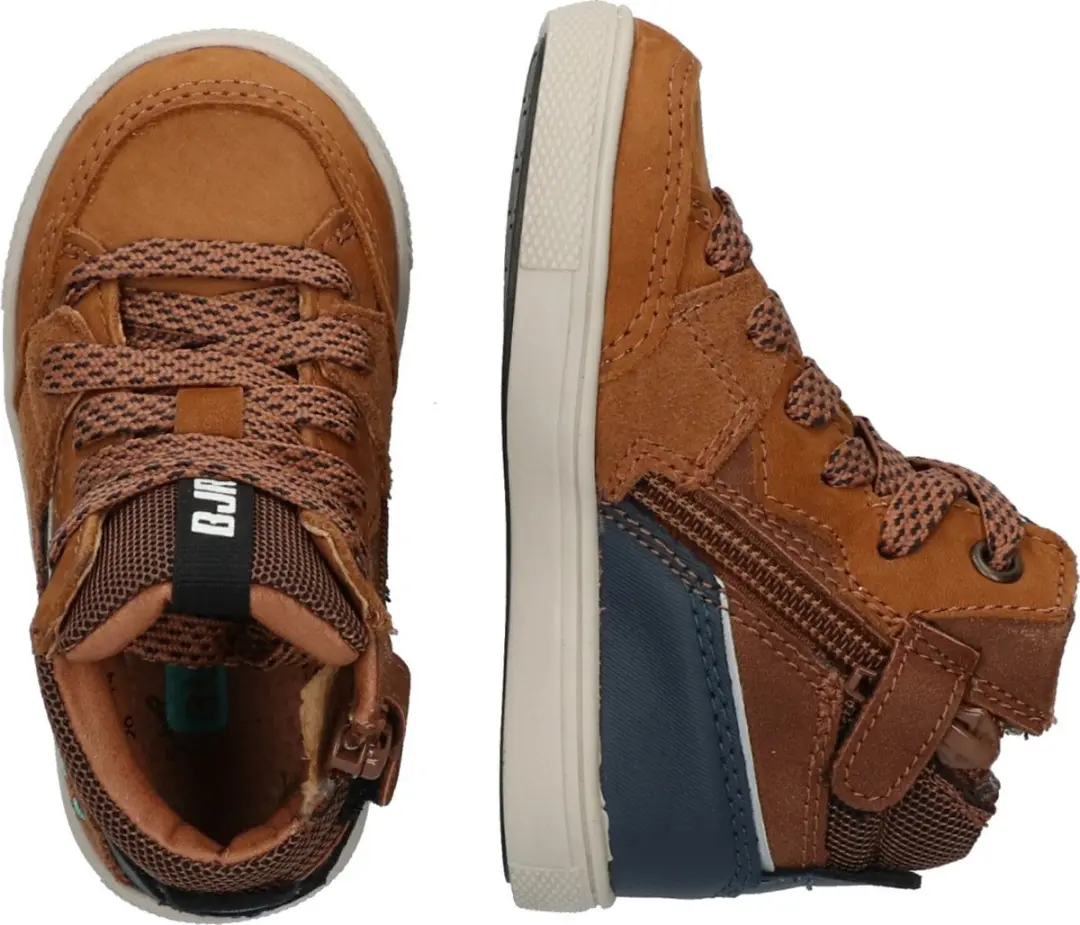 BunniesJR Liv Louw Hoge Sneakers - Bruin - afbeelding 3 van 6