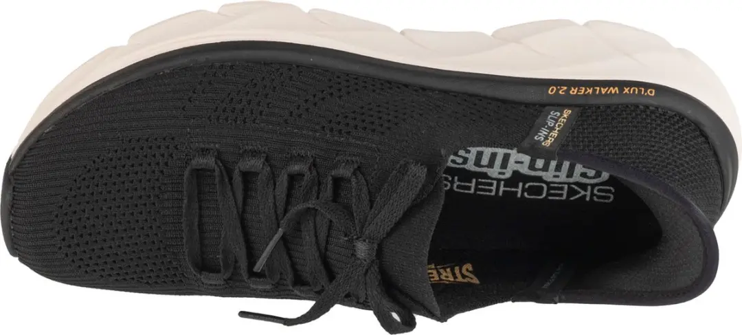 Skechers D'lux Walker 2.0 Slip-Ins Sneakers - Zwart - afbeelding 5 van 6