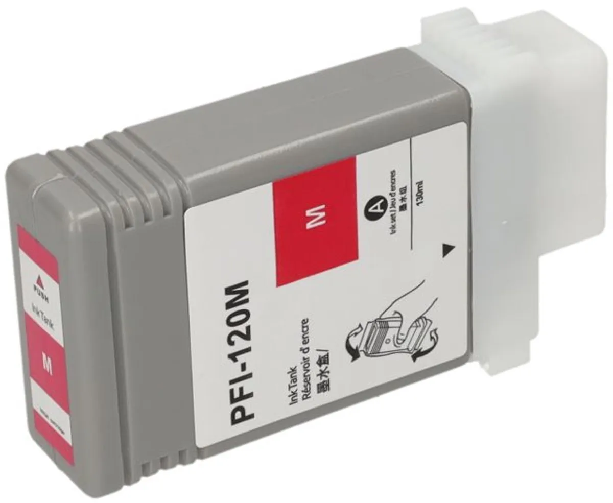 PrintAbout PFI-120M Inktcartridge Magenta - 130ml - Canon