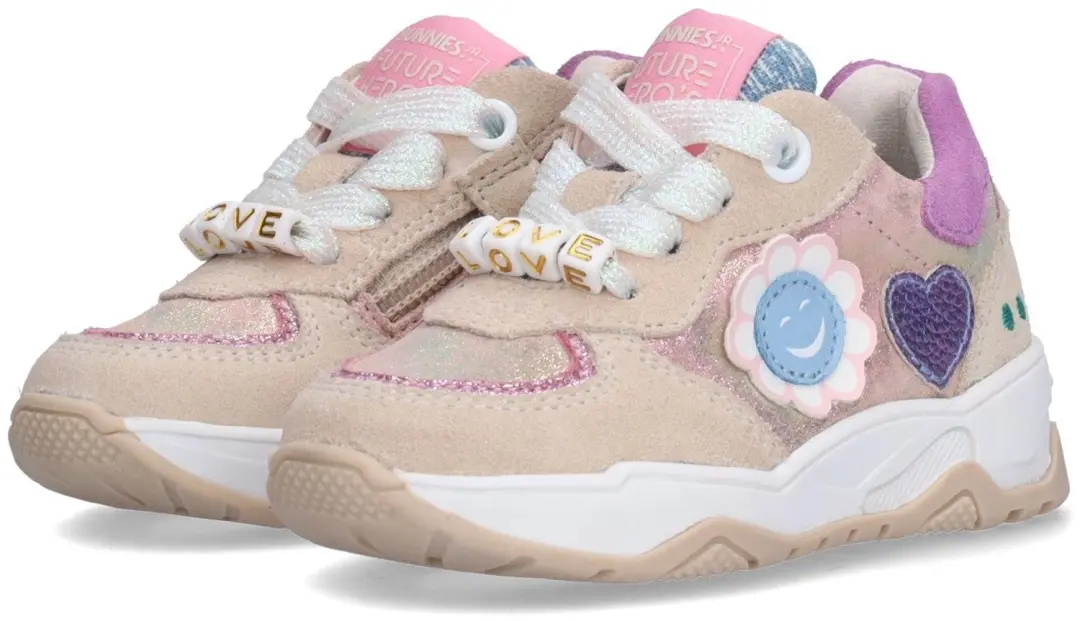 BunniesJR Camille Chunky Lage Sneakers - Roze - Maat 24 - afbeelding 6 van 6