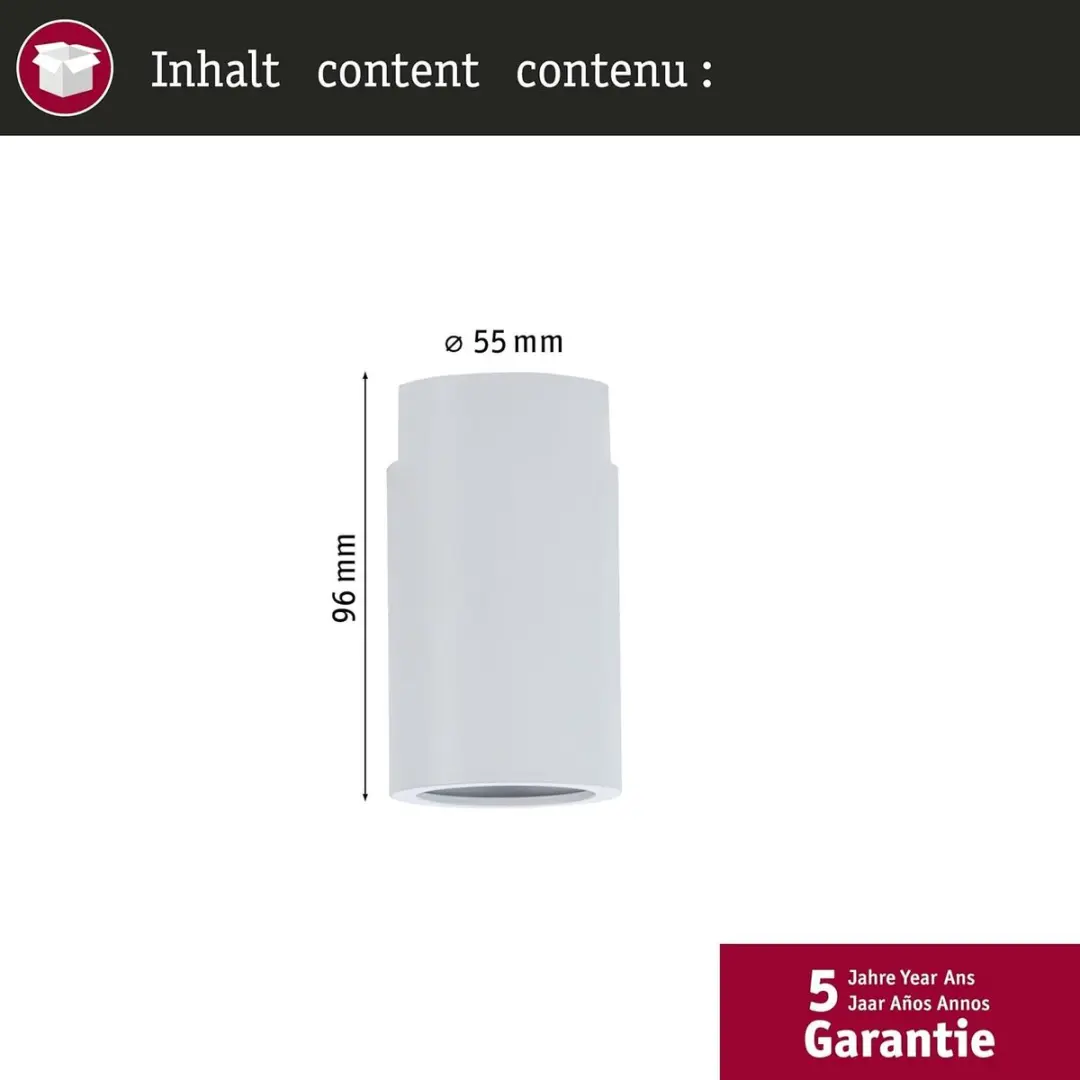 Paulmann URail Plafondlamp E27 - Mat chroom - afbeelding 2 van 6