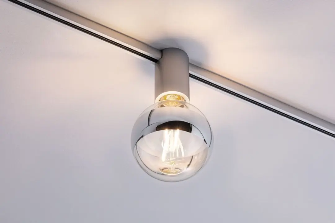 Paulmann URail Plafondlamp E27 - Mat chroom - afbeelding 6 van 6
