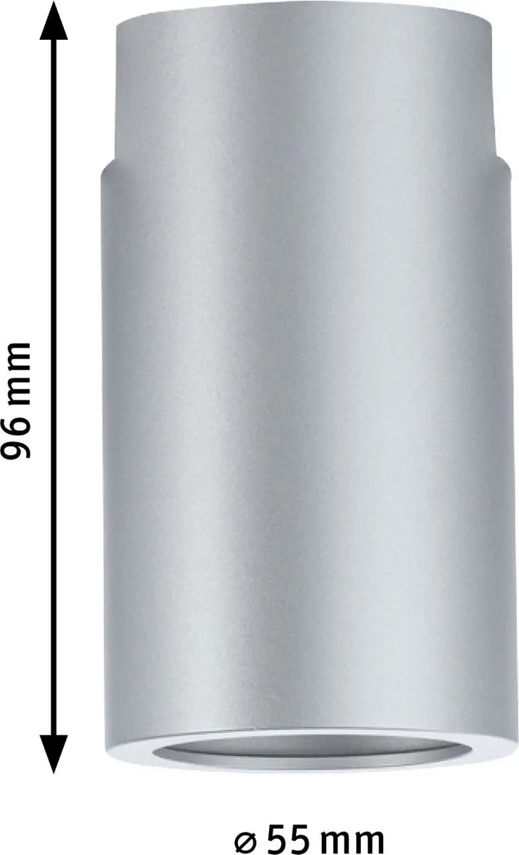 Paulmann URail Plafondlamp E27 - Mat chroom - afbeelding 4 van 6
